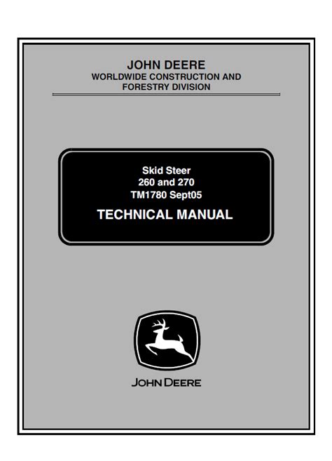 john deere 260 owners manual